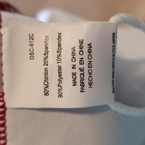 LADIES NWT CUPSHE RUFFLED ONE PIECE SWIMSUIT WITH TIE BELT SZ SMALL - Picture 13 of 15